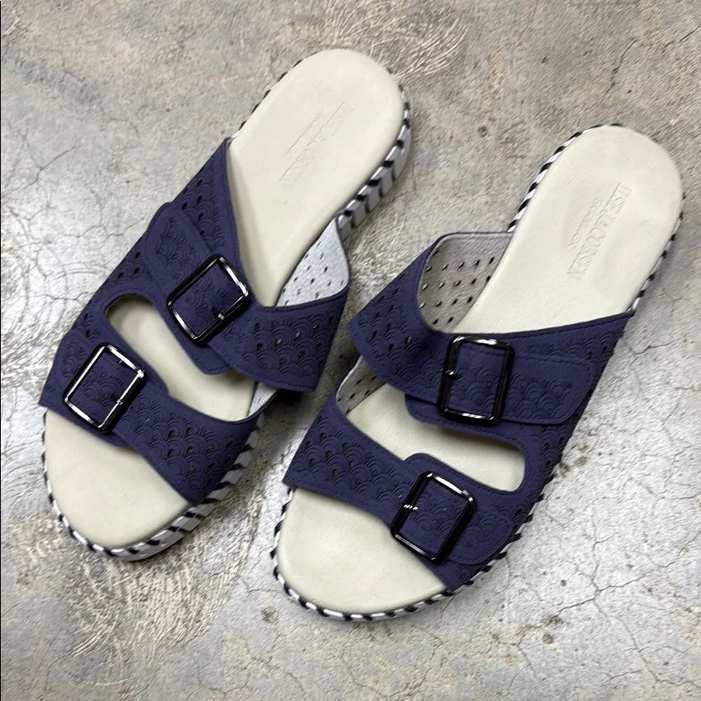 * Navy Sandals